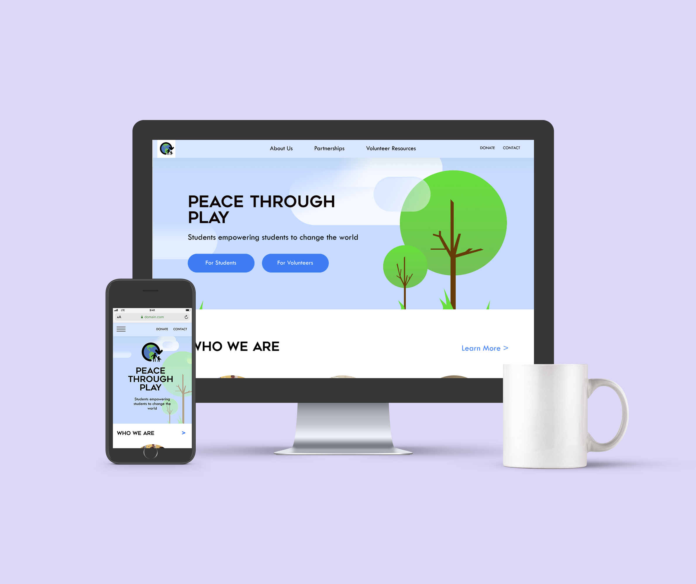 peace through play logo